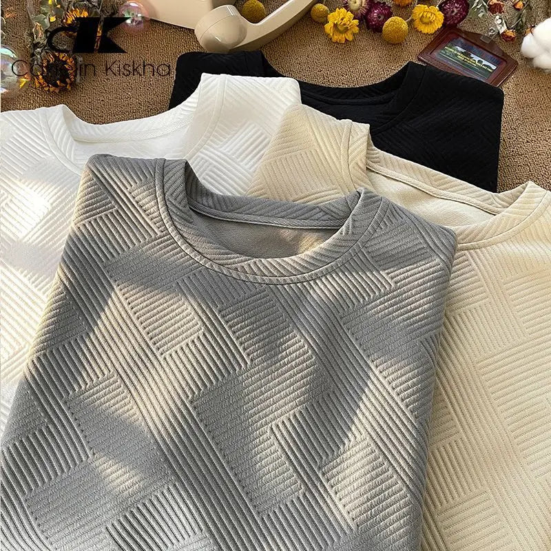Sadcore Vintage anime – 2023 Summer Men T Shirt Short Sleeve Loose Fashion New Desig
