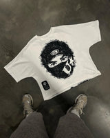 Sadcore Aesthetic print tee – Summer Gothic Trendy Brand Rock Hip Hop New T Shirt Men Y2K