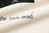 Skatercore Aesthetic print tee – Vintage Band Cobain Portrait Print Heavyweight Short Sleeve