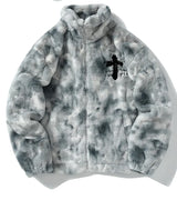 - style mens-rabbit-fur-jacket-coats-hip-hop-cross-letters-winter-fleece-jacket-streetwear-casual-harajuku-coat-zip-up-fashion-outwear wear 5d40bf design casual everyday oversized streetwear fashion high style urban material fit hip premium graphic essential quality image unisex print hop streetwear design ID 4d4bd
