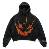 Gothic Oversized Tee – Harajuku Streetwear Men Oversized Angel Print Hoodies – Streetwear Fashion for Men & Women