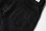 hi street flared jeans men broken patchwork denim pants streetwear harajuku luxury designer black jeans trousers male unique jeans style 364