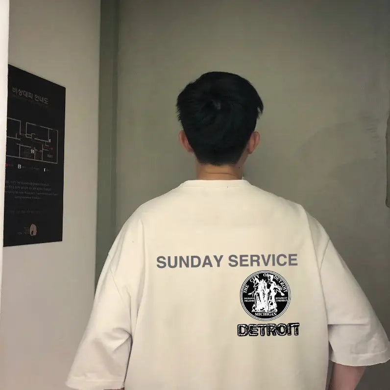 Sadcore Broken heart – Korean Style Summer New Short Sleeved T Shirt For Boy Simple