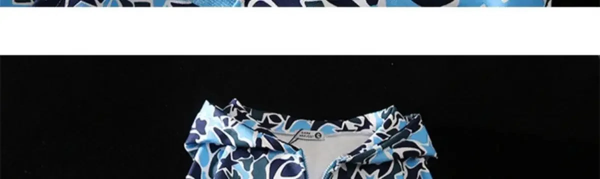 Harajuku Oversized Camouflage Demon Embroidery Hoodies Sweatshirt Goth