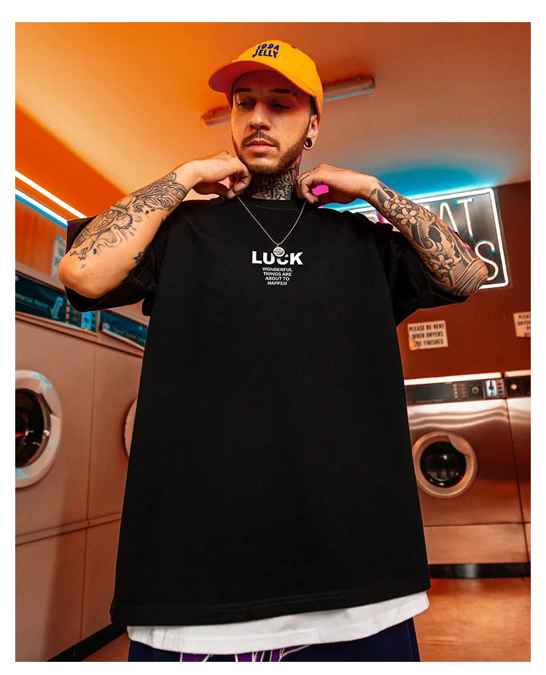 Skatercore Tribal flames – Summer Luck 7 Printed T Shirts For Men Y2K Streetwear