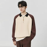 grunge knit pullover for fall and winter, oversized aesthetic with urban style, mens fashion layer for modern streetwear coll