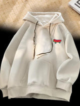Autumn Kawaii Skateboard Graphic Hoody Mens New In Cotton Fleece Retro