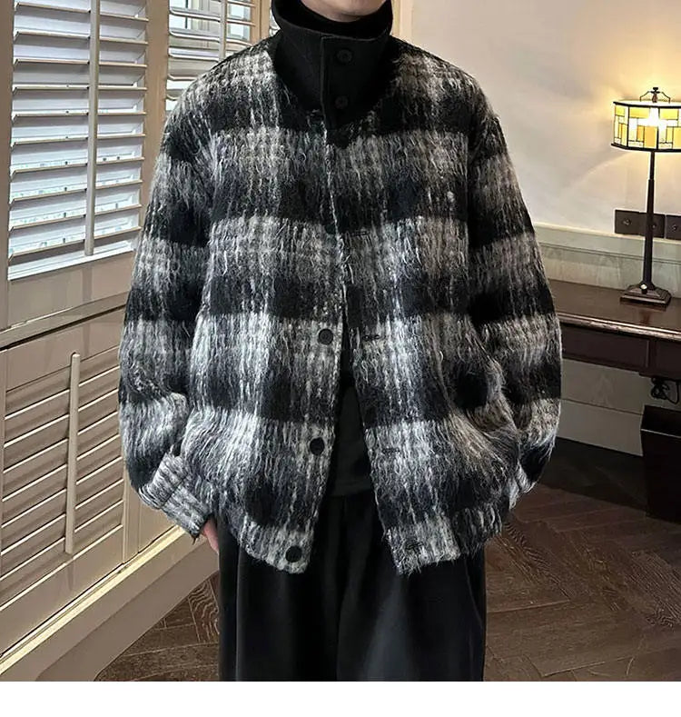 leather varsity coat, fall fit essential - trendy urban streetwear fashion for men and women