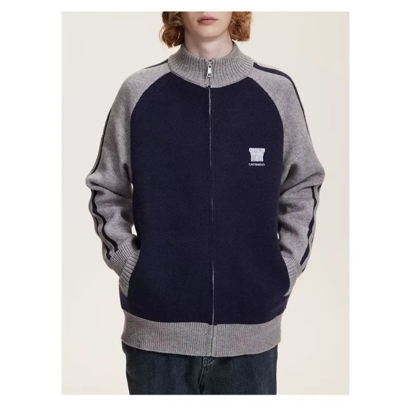 oversized knit pullover, fall/winter fashion, soft knit pullover with flame design, y2k fashion statement