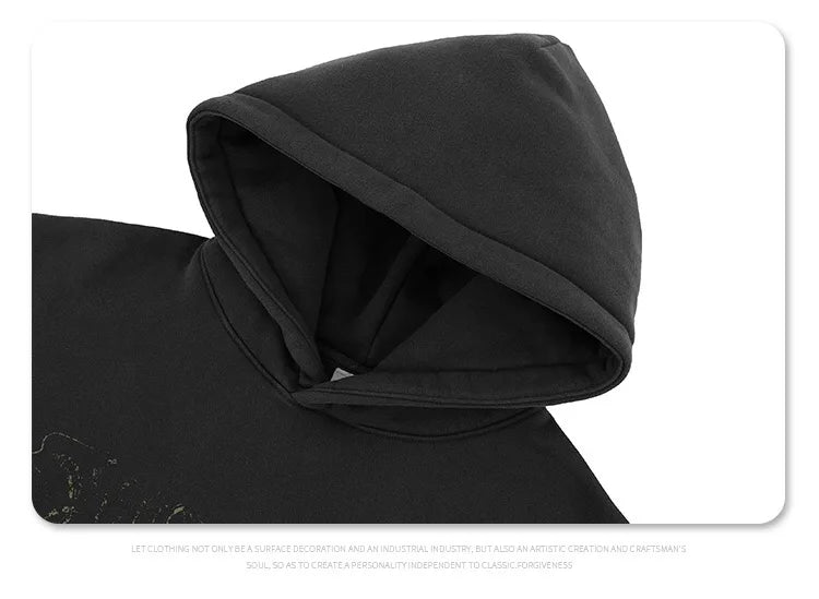 Holographic cyber hoodie with futuristic glitch effect