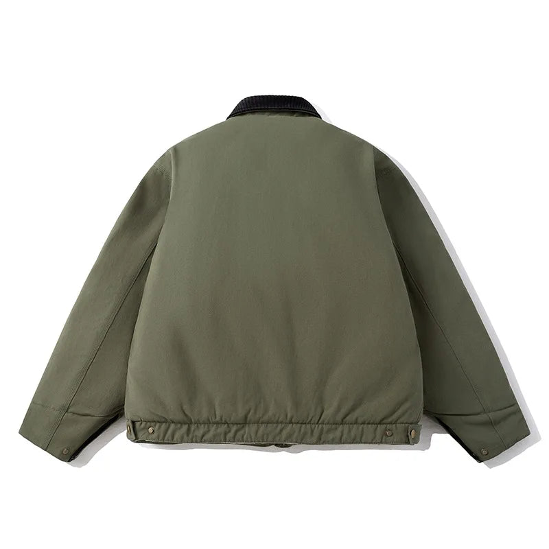 checkered bomber jacket, daily drip essential, men's streetwear fashion, oversized urban jacket, high quality cold-weather co