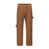 high street washed color match frayed micro flared jeans mens straight spliced retro loose casual denim pants hip hop trousers unique jeans style 14