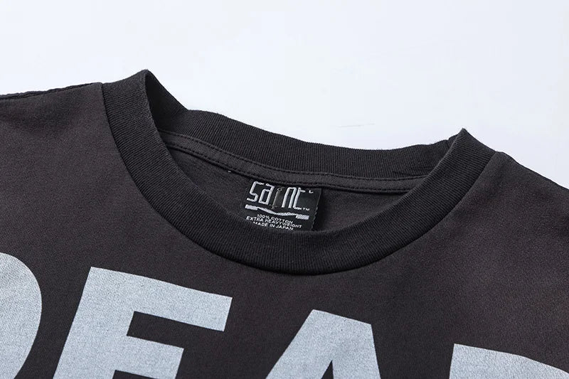 Vaporwave Streetwear – New Saint T Shirts Men Woman High Quality Casual Loose Angel – Urban Streetwear for Men & Women