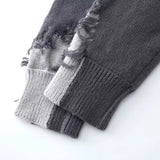 layered flame street knit, photo-ready knit, trendy urban fashion top for men, layered streetwear look