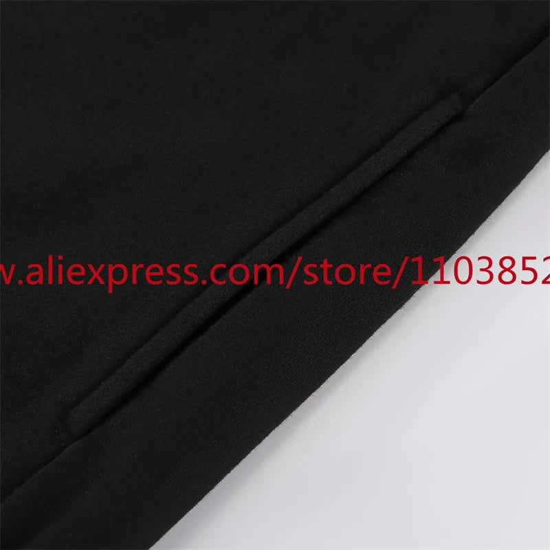 2024 Autumn Winter High Street Basic Vintage Damaged Hole Loose Hoodie