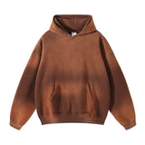 European And American High Street Solid Color Blank Plus Velvet Thicke