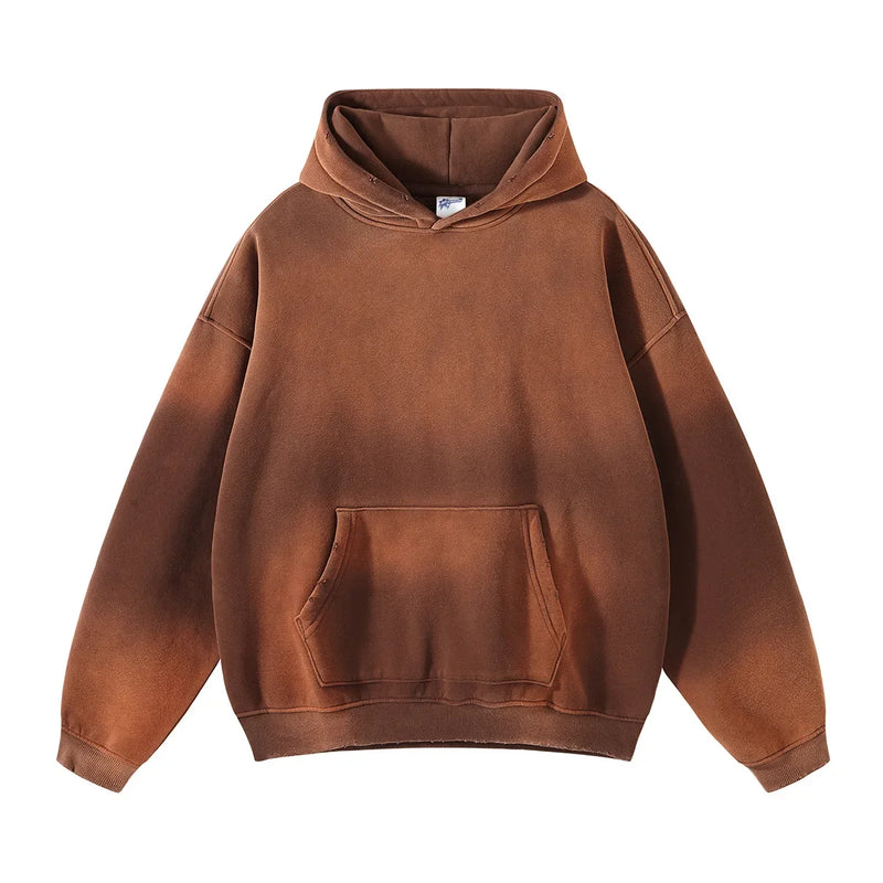 European And American High Street Solid Color Blank Plus Velvet Thicke