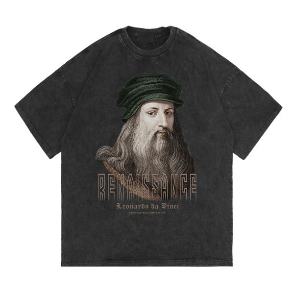 Skatercore Top – Rainbowtouches Washed Mens Oversized T Shirt Vintage – Urban Streetwear for Men & Women