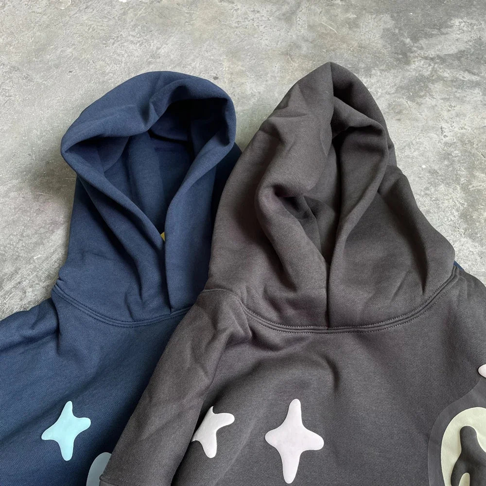 Retro Oversized Sportswear Fashionable Luxury Brand Revived King Print