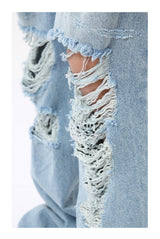 vintage ripped straight jeans blue baggy jeans trousers streetwear luxury loose casual distressed denim pants male y2k hombre unique jeans style 584