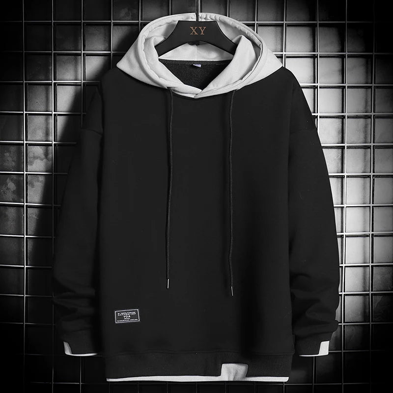 Men Hoodies Sweatshirt Casual Fashion Clothes Mens Korean Harajuku Hip