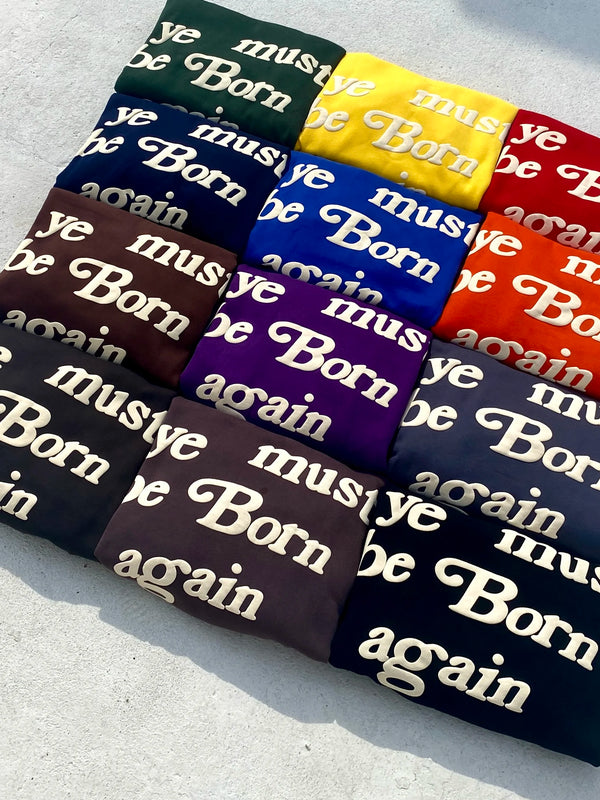Y2K Graphic Tee – 24Ss 12 Colors Cpfm Kanye West Ye Must Be Born Again – Streetwear Fashion for Men & Women