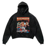2024 Men Spring Hoodie Retro Japanese Anime Graphic Hoodies Boxer Hip
