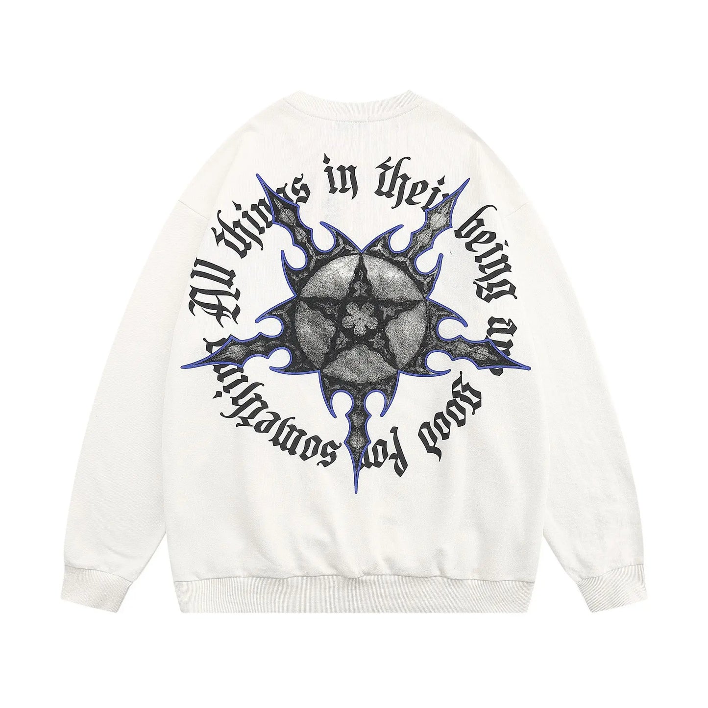 Gothic Oversized Tee – Rainbowtouches Mens High Street Long Shirts Casual T Shirt F – Edgy Streetwear for All Genders