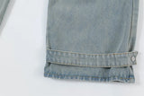 vintage multi pocket baggy jeans mens harajuku cargo denim pants retro hip hop straight loose jean pants men clothing unique cargo style 1087