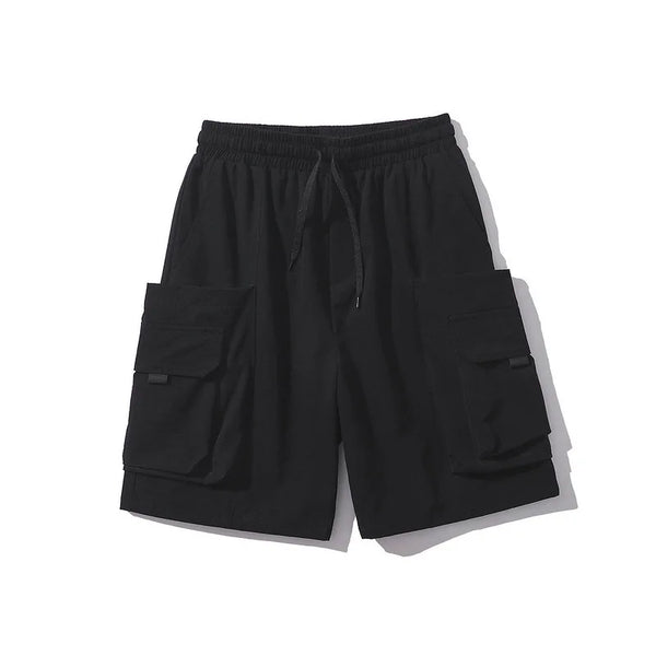 rainbowtouches 2022 men shorts vintage tidal trend casual shorts concise pants high street big pocket design loose men shorts unique shorts style 859