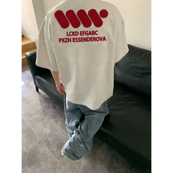 Trapwear Oversized shirt – American Personality Trendy Street Couple Style Short Sleeve