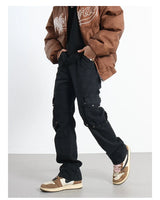 hip hip pants mens cargo harem pant streetwear side pockets harajuku joggers unisex baggy hosen loose straight cotton trousers unique joggers style 3207