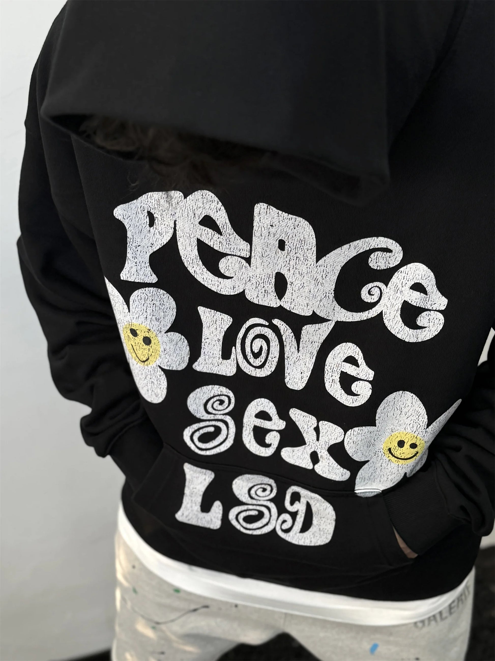 fire graphic sweater, 2025 fashion trend, cozy fashion fit, stylish street outfit, modern aesthetic appeal