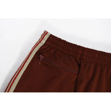 tie xiuhong high quality men woman pants chaopai versatile side edge weaving stripe embroidery loose joggers sweatpants casual joggers