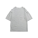 Gothic Vintage print – Summer Striped Short Sleeved New Japanese Casual Cotton Loos