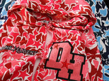 Harajuku Oversized Camouflage Demon Embroidery Hoodies Sweatshirt Goth