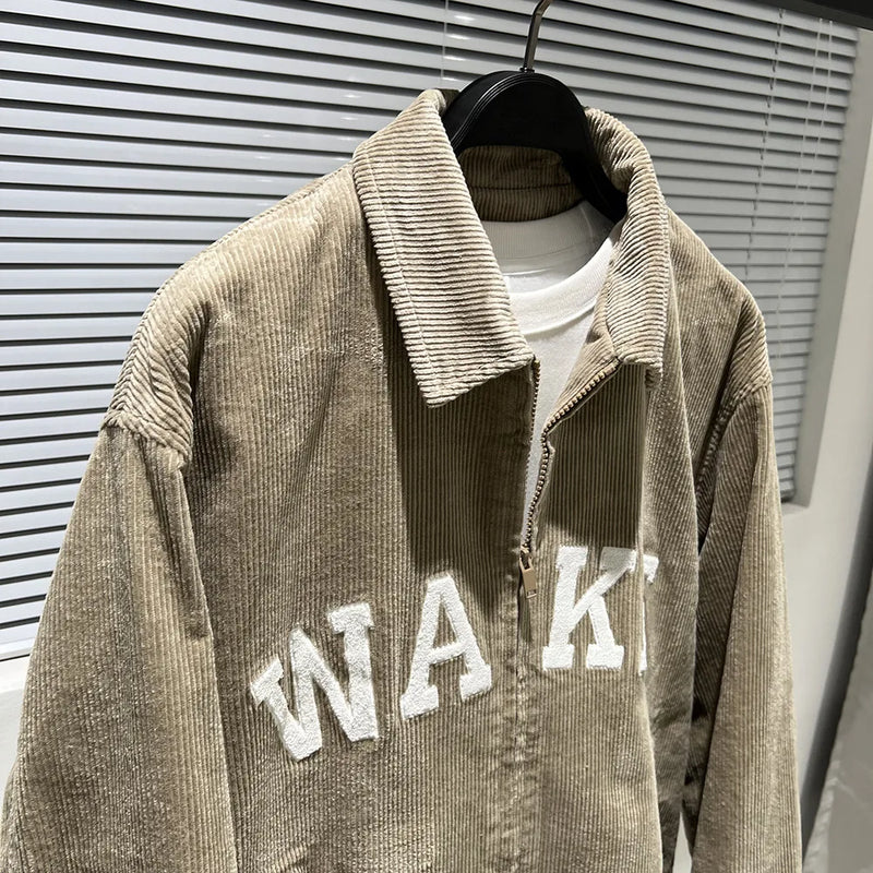 Minimalist fleece nan zip-up parka high fashion