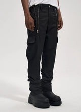 fashion zipper open waist pants with side pockets cargo pants trousers streetwear hip hop military casual pants joggers men unique joggers style 977