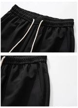 hip hop mens loose fit paratrooper pants drawstring elasticated work pants lightweight quick drying sport climbing trousers unique default style 3306
