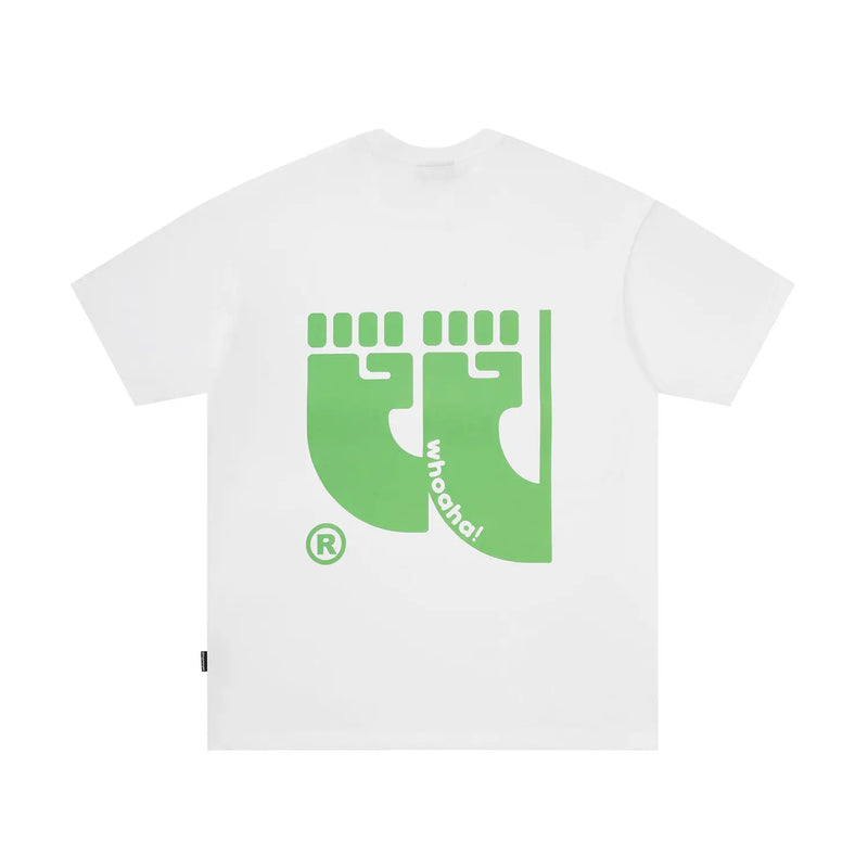 Vaporwave Chrome logo – Korean Style Fist Y2K Trendy Brand Personalized Creative Pri