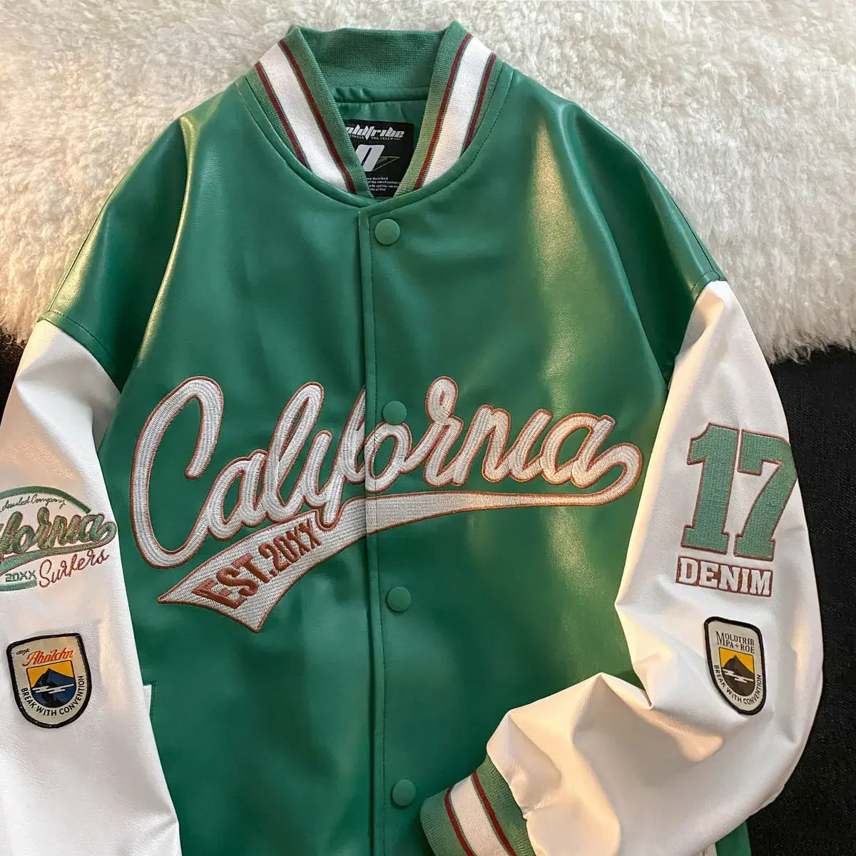 Bold Graphic Bomber Streetwear Photo-Ready Jacket
