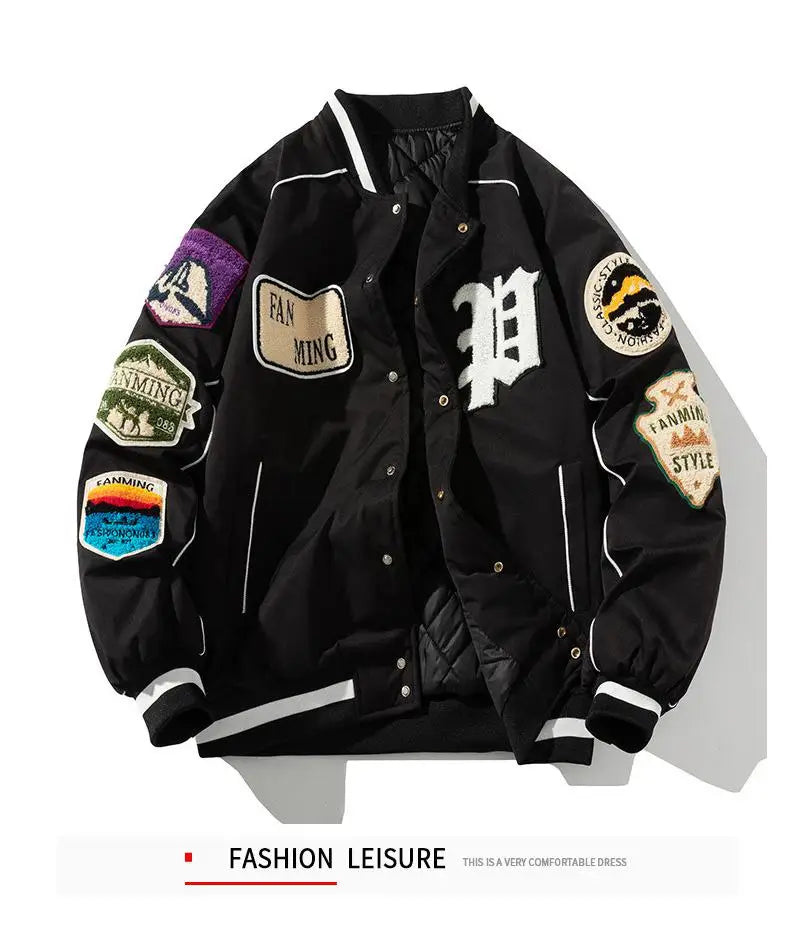 techwear bomber jacket, urban fashion, men's streetwear fashion, oversized urban jacket, high quality cold-weather coat