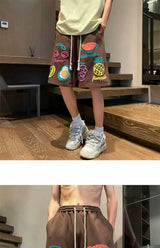 summer dopamine shorts thin summer american fashion brand loose casual sports basketball large size five point pants for men top unique shorts style 3340