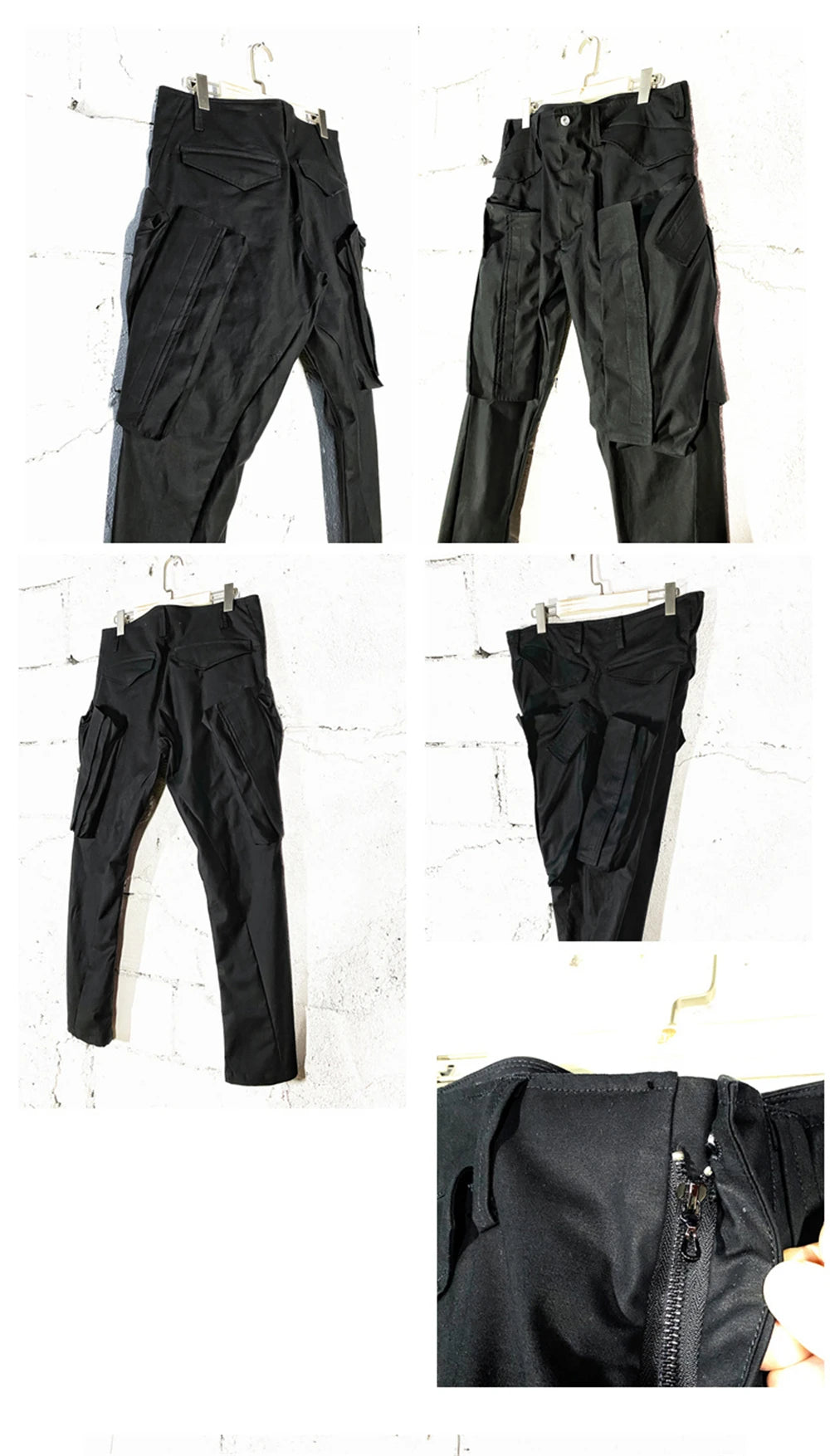 2022 multi pockets cargo pants hip hop tactical function pants casual joggers trousers streetwear unique joggers style 4533
