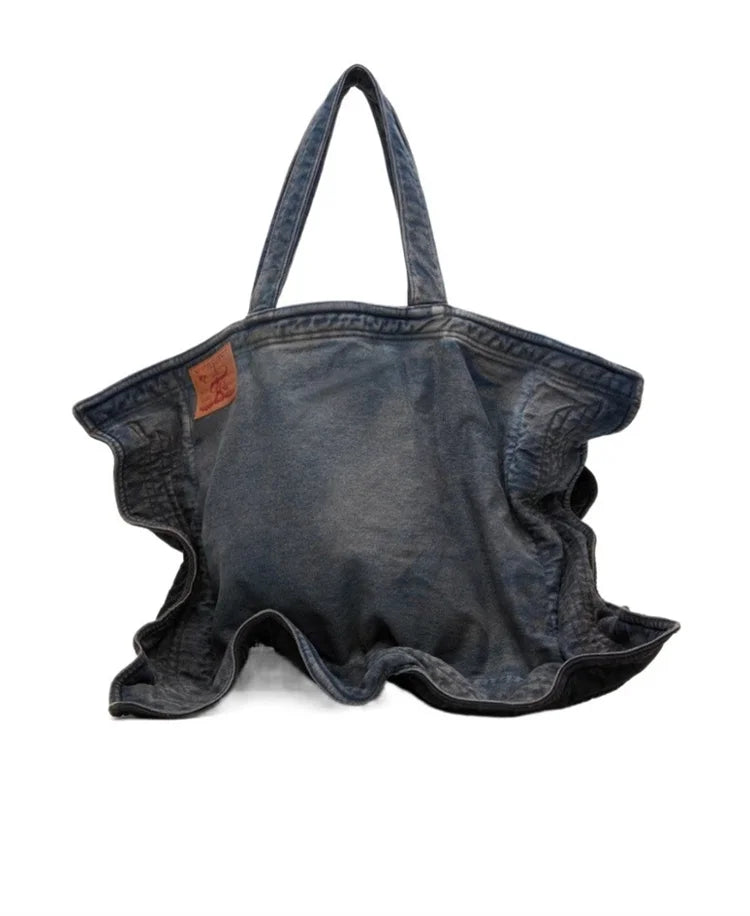 New 2024 Capacity Embroidered Project Messenger Strap Bag Men Women High Quality denimFunctional Shoulder Bags #787