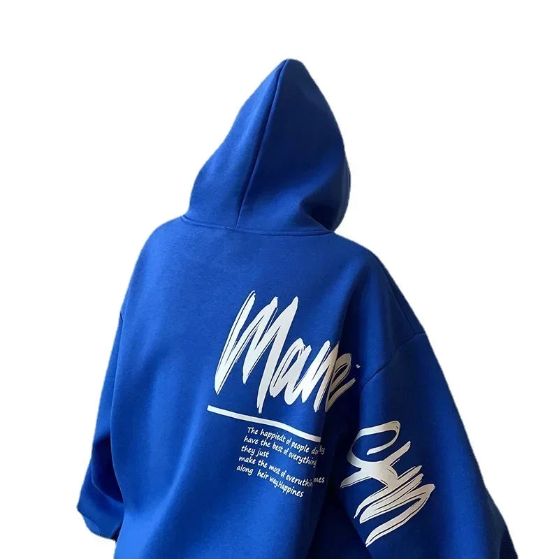 graphic fire pullover hoodie with oversized urban fit, trending menswear style, ideal for men’s fashion and seasonal streetwe