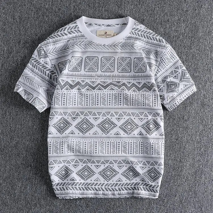 Y2k Tribal flame – Korean Summer Street Men And Women Trendy Personalized Print