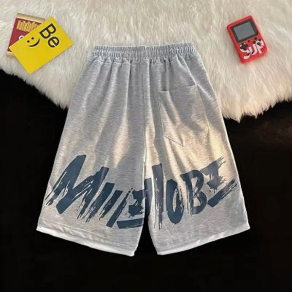 2024 mens casual shorts hip hop streetwear male gyms loose short pants joggers streetwear pants korean fashion men shorts casual joggers