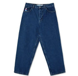 y2k polar skate big boy jeans gothic straight vintage skateboard wide leg denim pants embroidery blue loose jeans men clothing ripped baggy denim