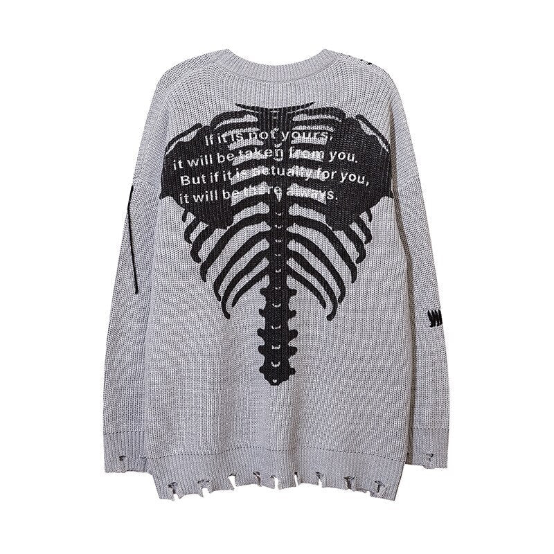 "Flame Stone" Unisex Men Women Streetwear Graphic Sweater Daulet Apparel